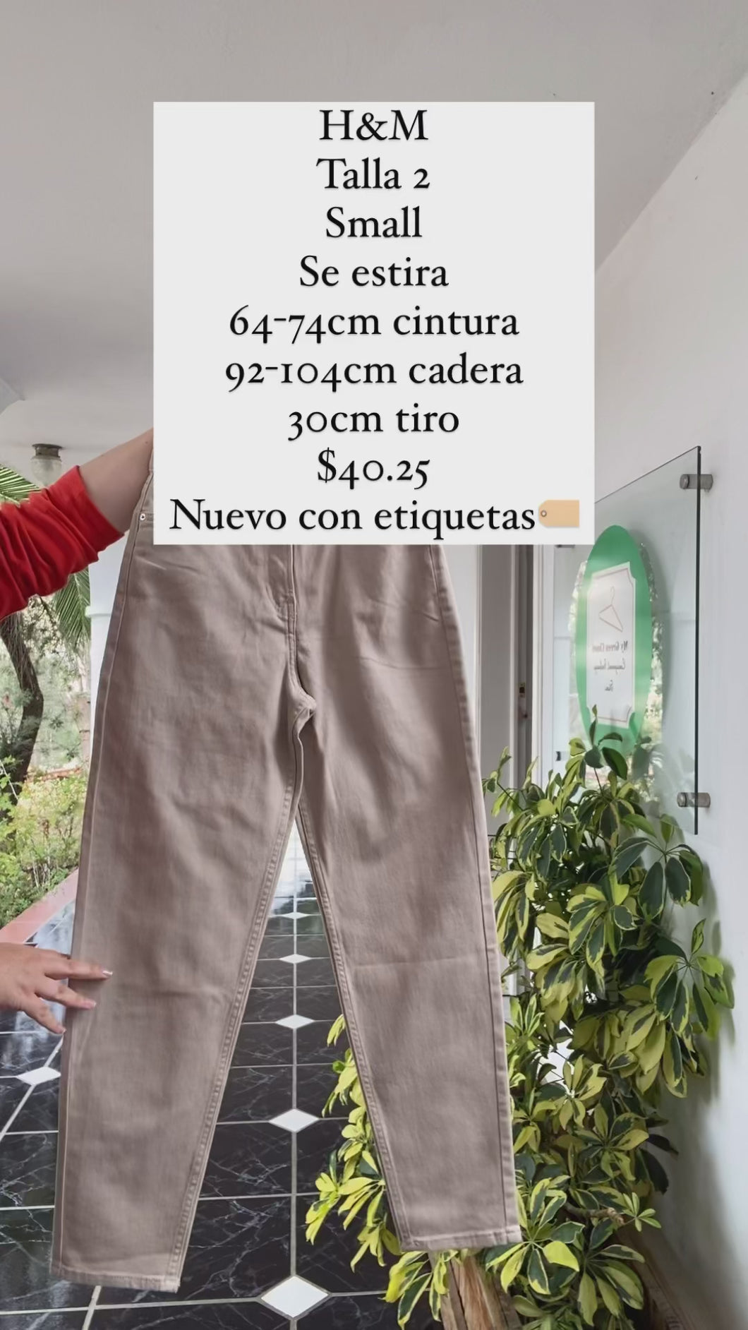 Pantalon HyM Small nuevo con etiqueta