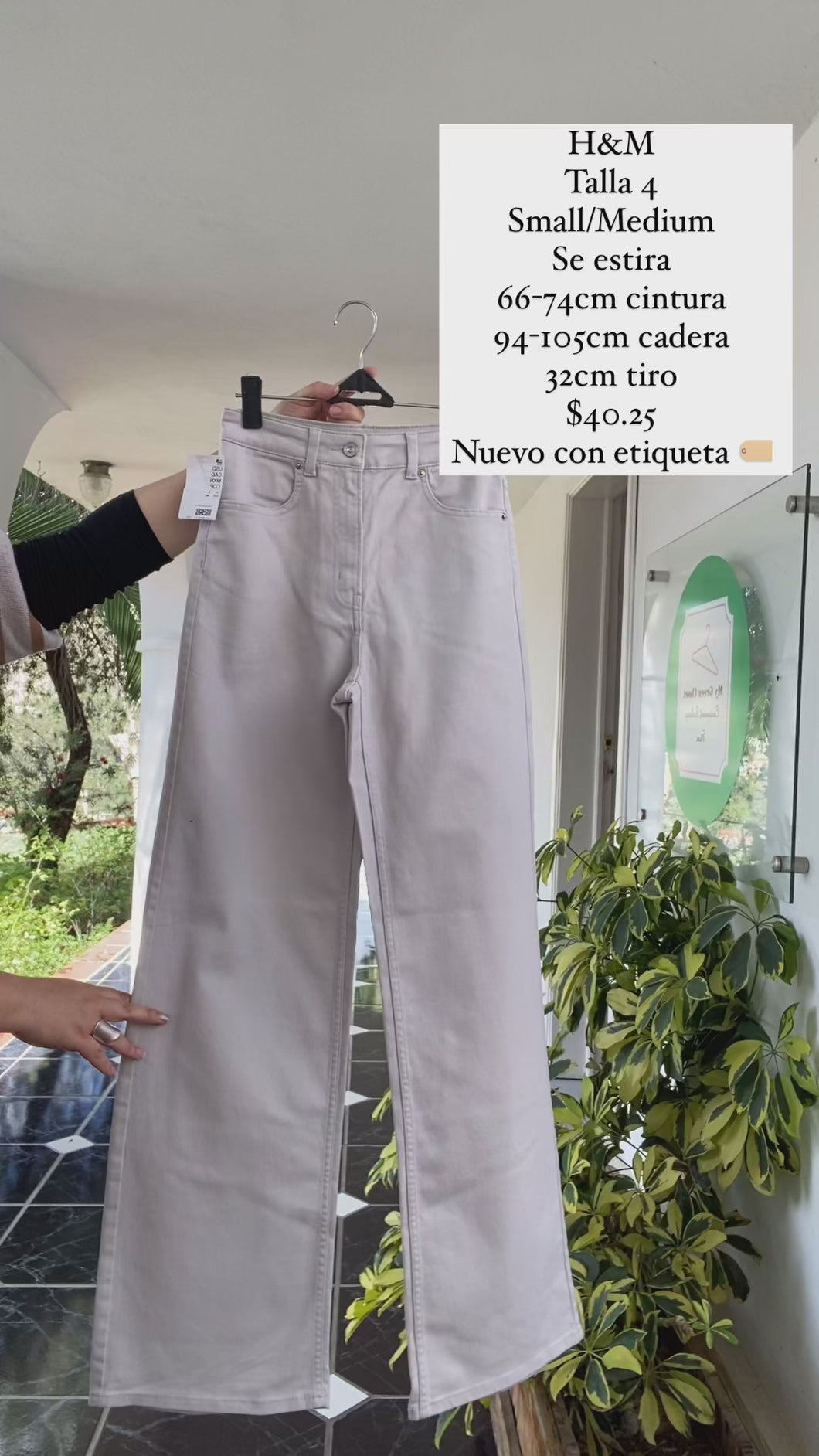 Pantalon H&M Medium/Small Nuevo con etiqueta