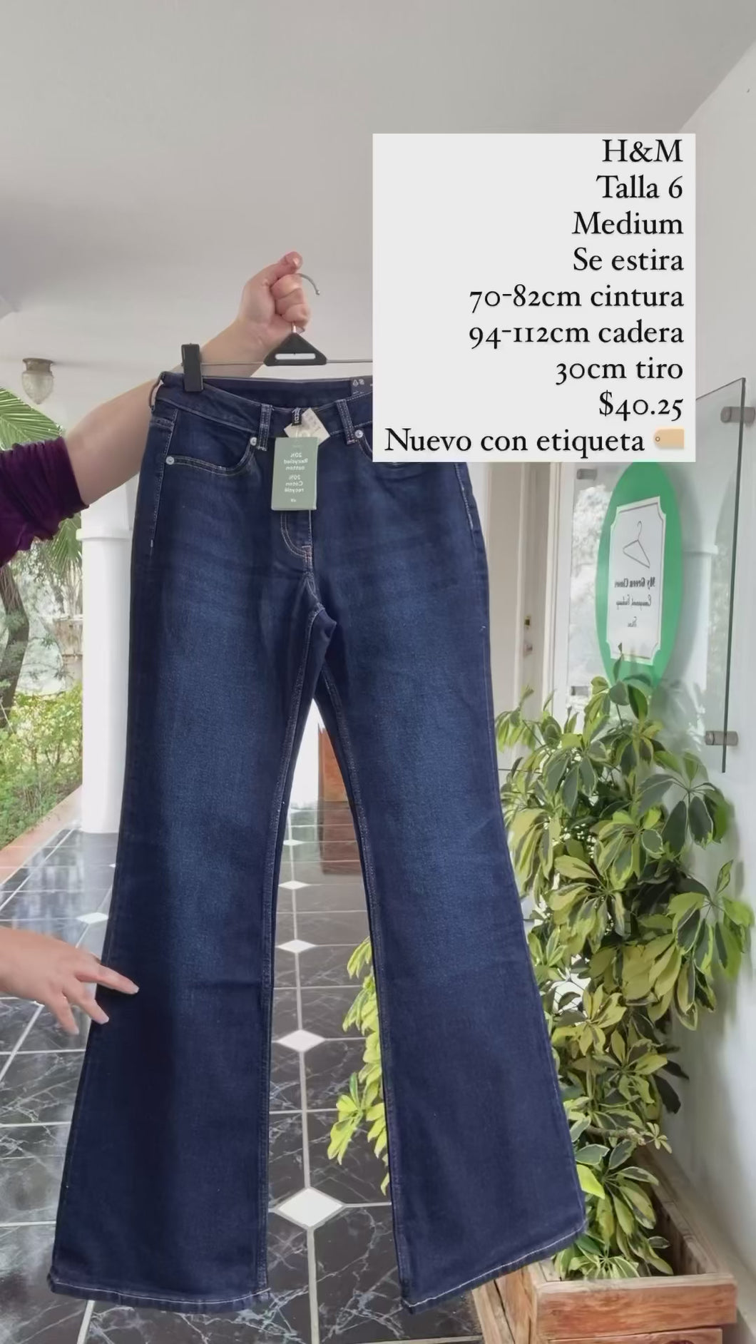 Pantalon flare HyM Medium nuevo con etiqueta