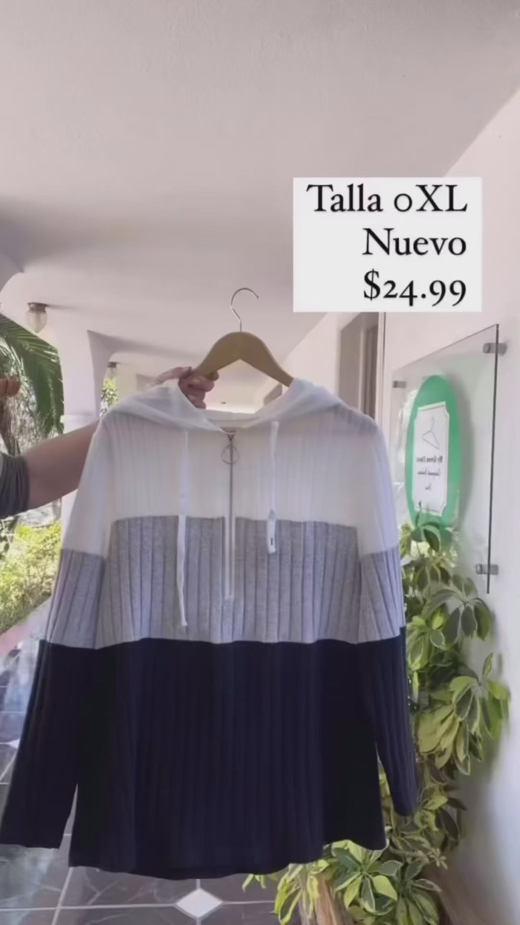 Capucha Shein 0XL nueva