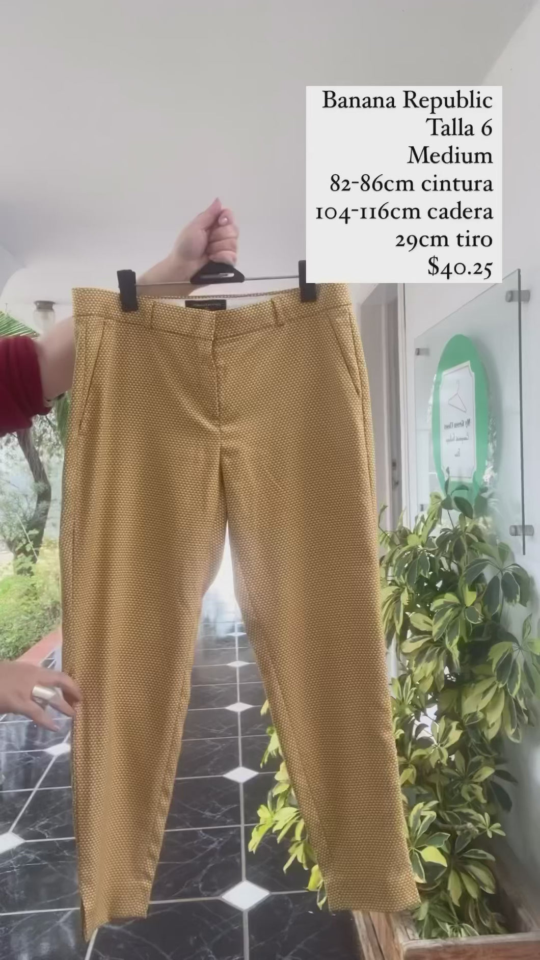 Pantalón Banana Republic Medium Nuevo