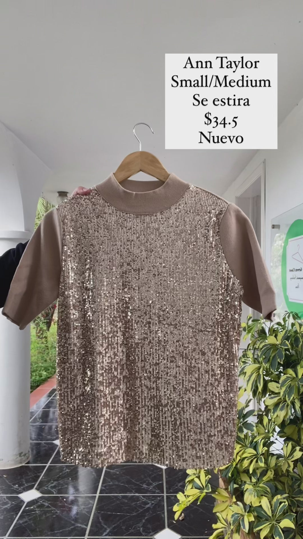 Blusa tejida Ann Taylor Small/Medium nueva