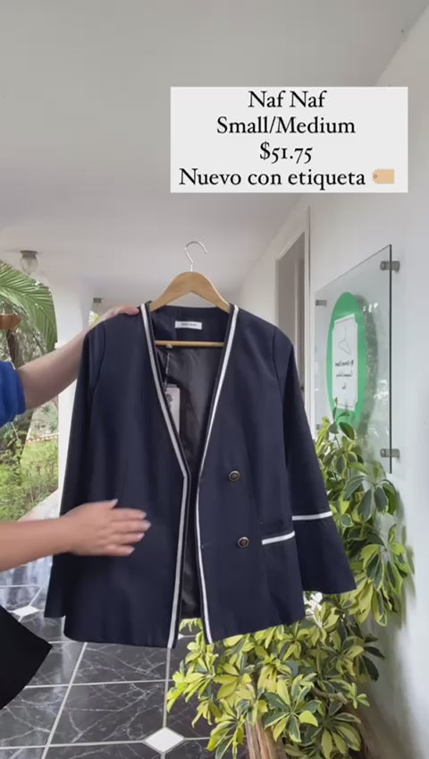 Saco Naf Naf Small Nuevo con Etiqueta 🏷️