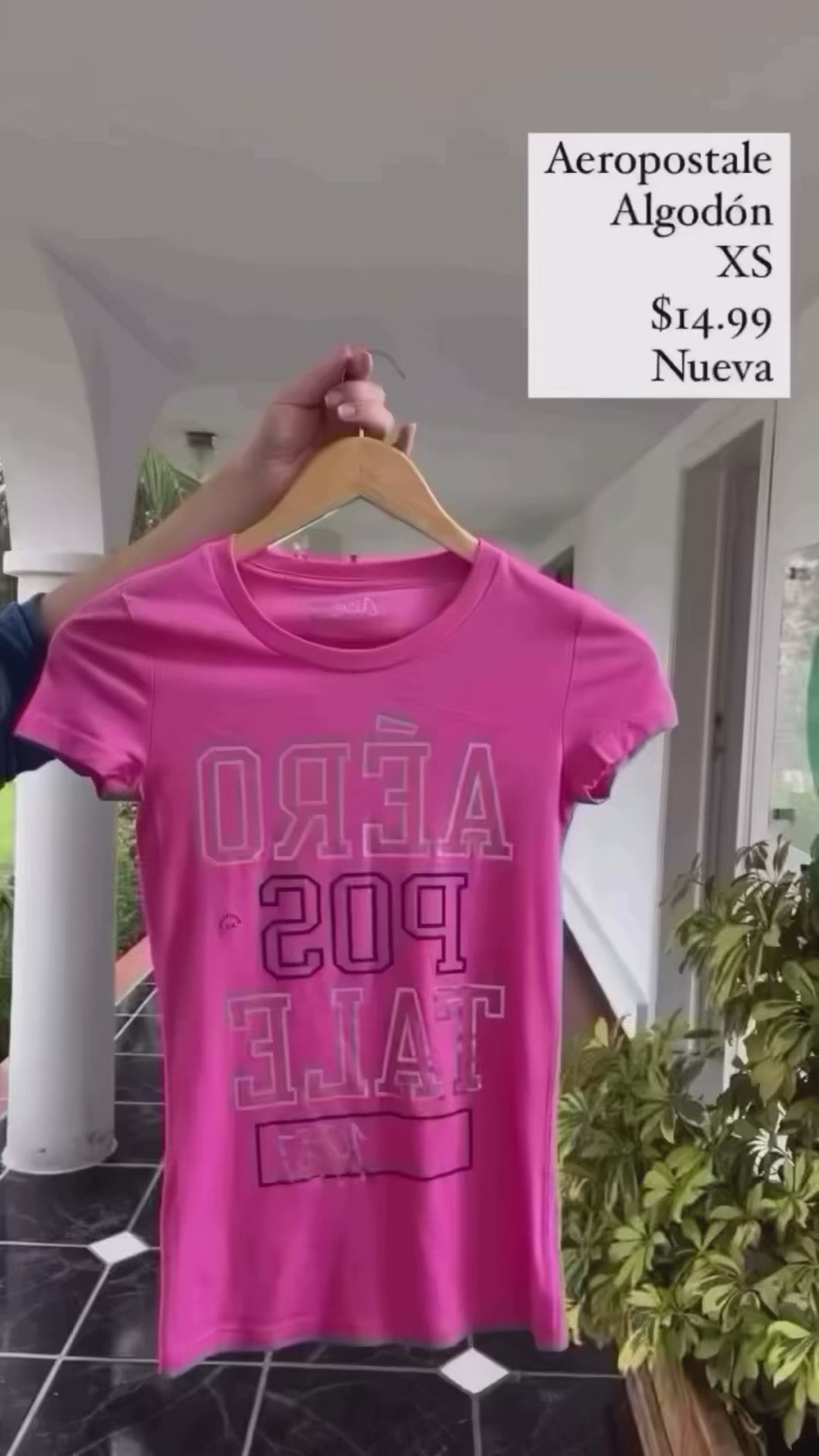 Camiseta Aeropostale XS Nueva